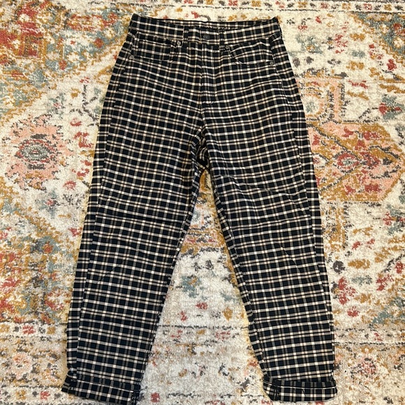 SOLD AE Plaid Mom Jean - Picture 3 of 5